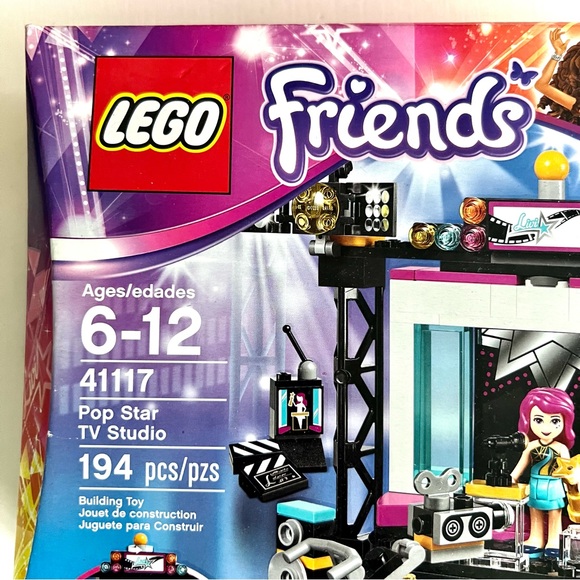 NEW Lego Friends Pop Star TV Studio with Livi Set 41117 Sealed in Box 194 Pieces - Picture 8 of 16